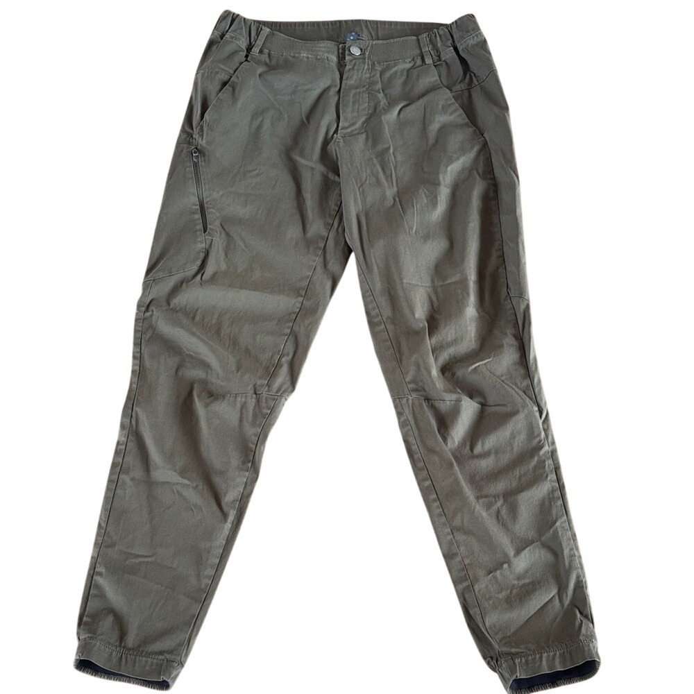 lululemon athletica Mens Dark Green Chino Style Joggers Sz‎ 32